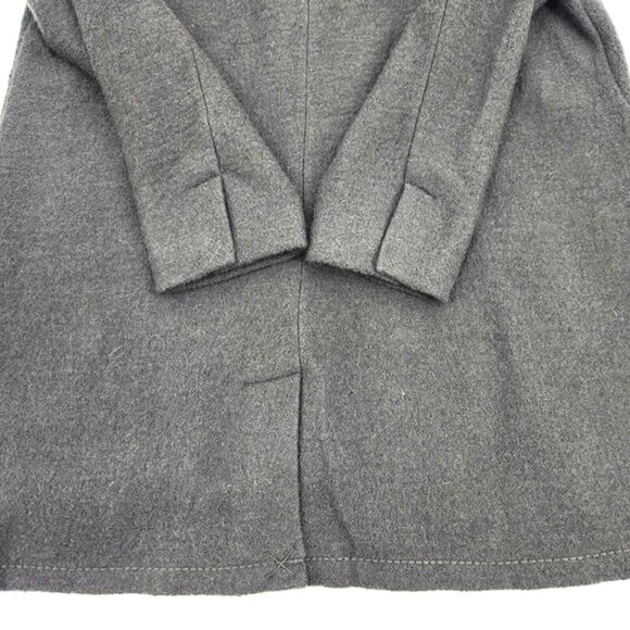 Soft Surroundings Long Wool Jacket Womens Size Petite XL Grey Paris Runway - Picture 6 of 8